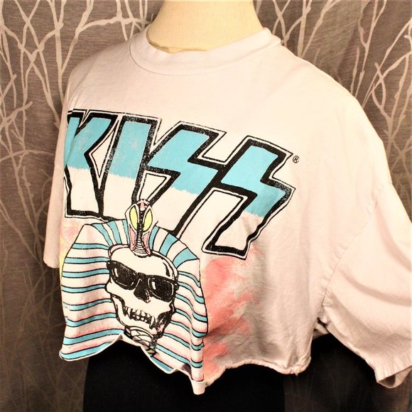 Kiss Crop Top Concert Tee | Medium - Picture 1 of 7